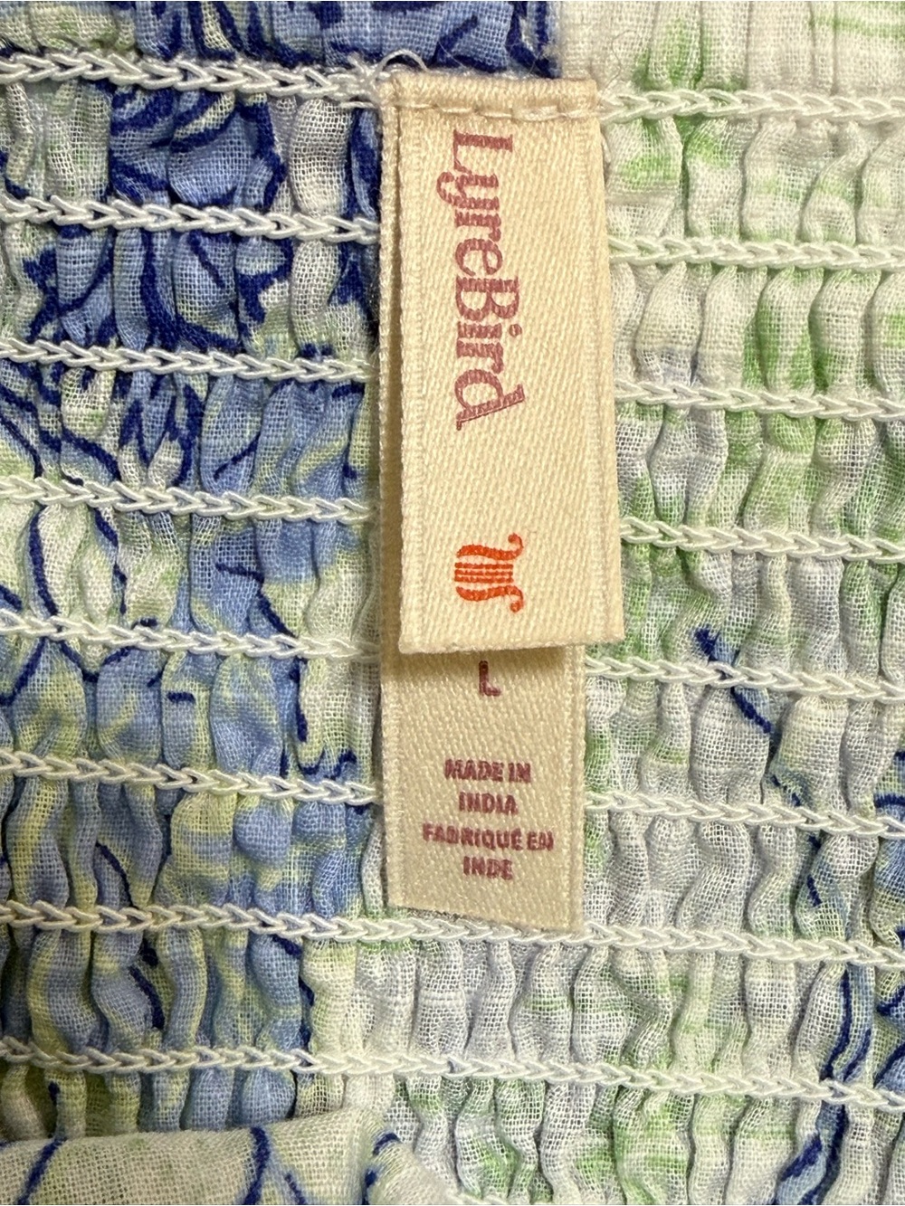 Anthropologie Lavender Floral Lace-Trim Romper - Picture 6 of 6